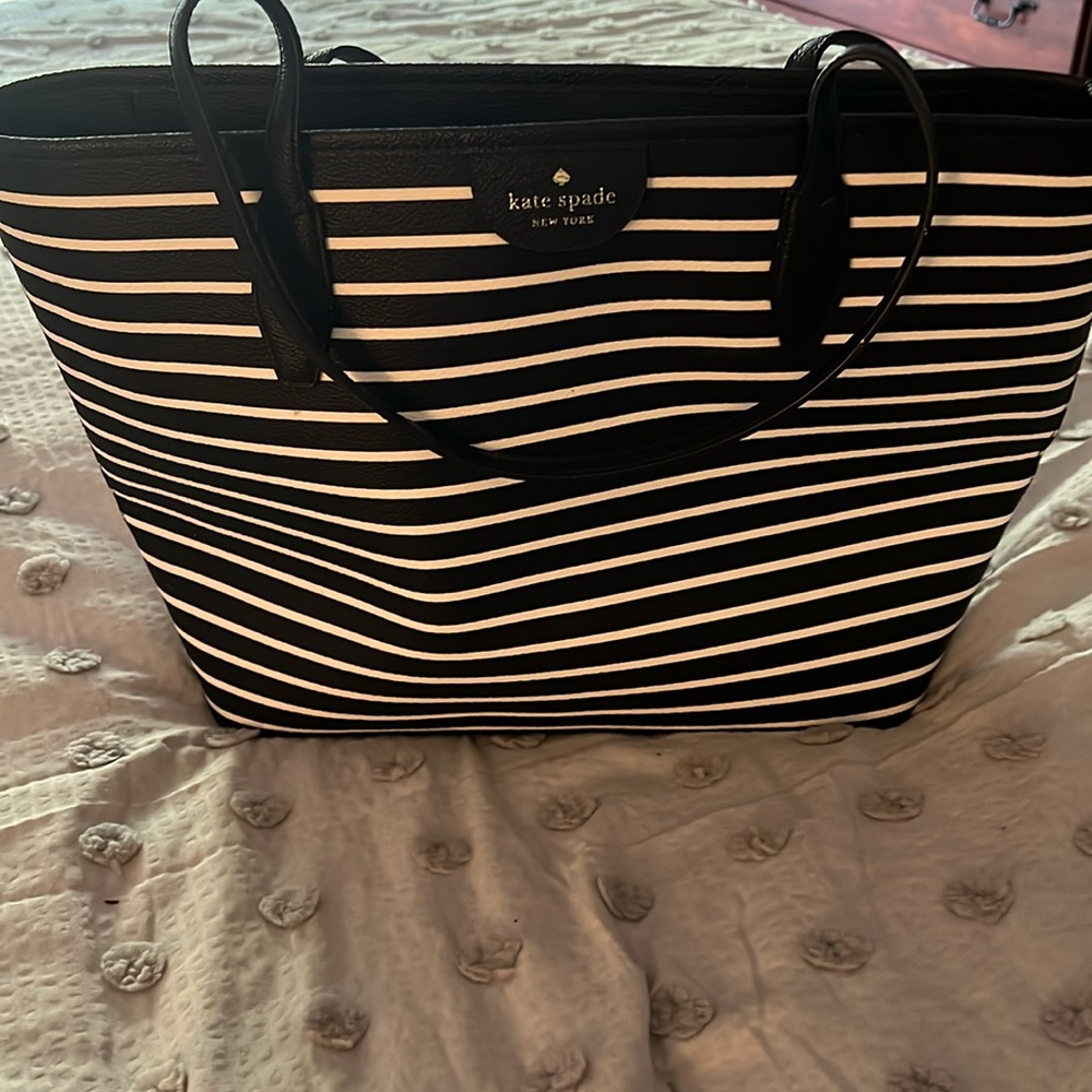 Kate Spade black and white tote